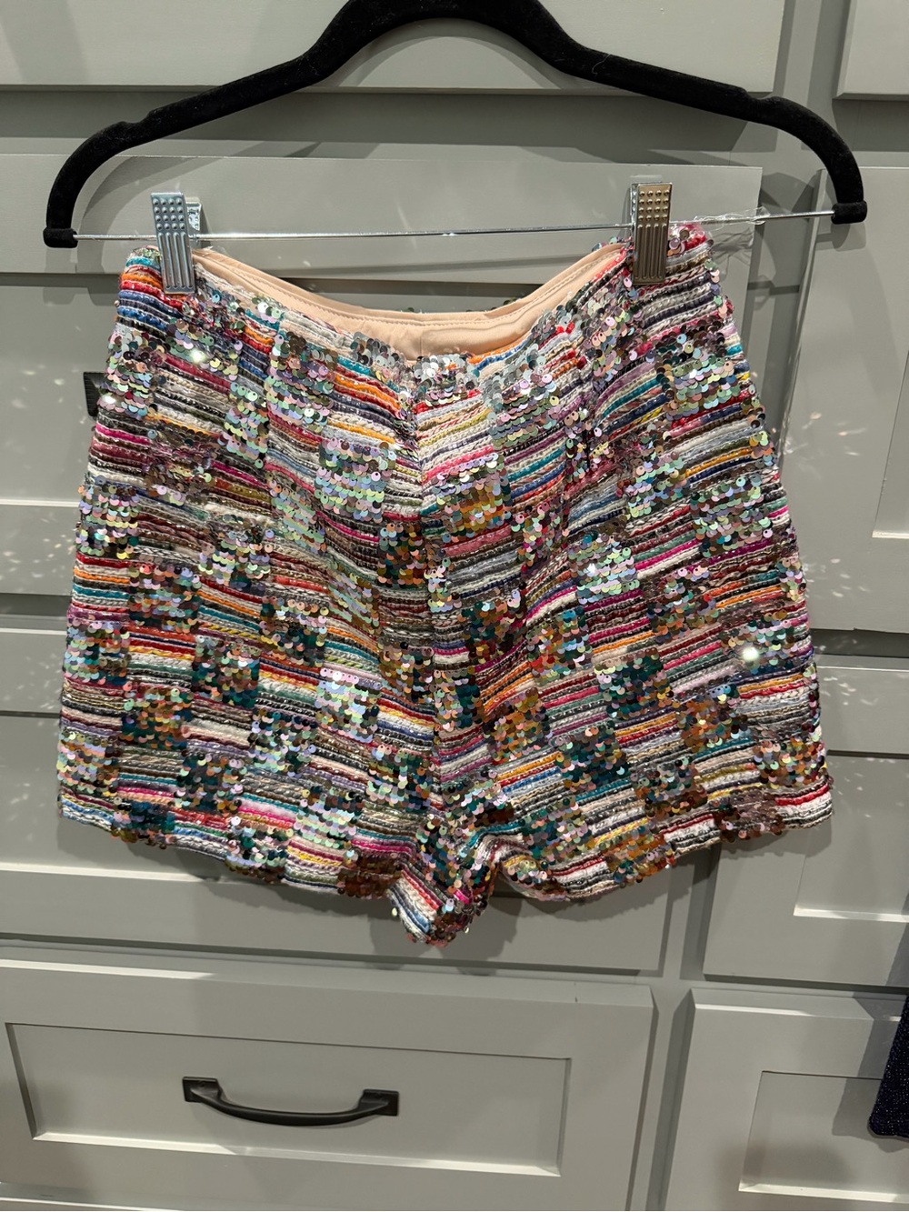 Sequin shorts